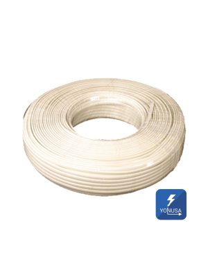 YONUSA CDA100 - Cable bujía o doble aislado recomendado para cercos eléctricos YONUSA/ Bobina de 100 metros/ Calibre 22 AWG multifilar/ Hasta 12,000V - Image 1