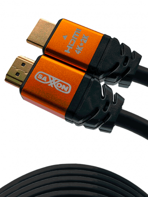 SAXXON SX100HDC - Cable HDMI de 10 metros de alta velocidad / Versión 2.0 / Resolución 4K / Canal de retorno de audio (ARC) / Video 3D / Blindado para reducir interferencias / Chapado en oro / Alta resistencia y durabilidad. - Image 1