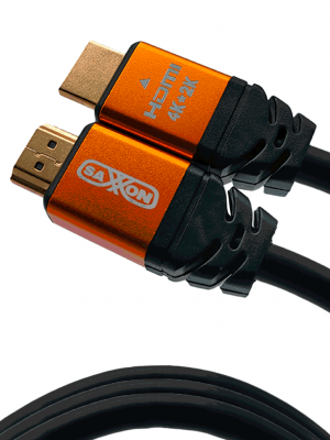 SAXXON SX030HDC - Cable HDMI de 3 metros de alta velocidad / Versión 2.0 / Resolución 4K / Canal de retorno de audio (ARC) / Video 3D / Blindado para reducir interferencias / Chapado en oro / Alta resistencia y durabilidad. - Image 1