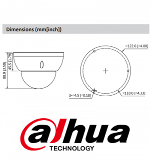 DAHUA IPC-HDBW3441RN-ZAS-27135 - Cámara IP Domo Resolución de 4 MP/ Lente Mot. 2.7 a 13.5mm/ ∢ 104°-27°/ IR 40 mts/ IA WizSense/ Detección de Movimiento Inteligente/ Protección Perimetral/ PoE/ WDR/ H.265+/ IP67/ IK10/ E&S Alarma/ E&S Audio - Image 2