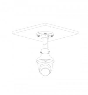 DAHUA HAC-HDW1801TQN-A - Camara Domo 4k/ 8 Megapixeles con Microfono Integrado/ Lente de 2.8mm/ 106 Grados de Apertura/ IR de 40 Metros/  Super Adapt/ Instalación Rapida/ WDR Real de 120 dB/ IP67/ Soporta: CVI/CVBS/AHD/TVI/ - Image 3