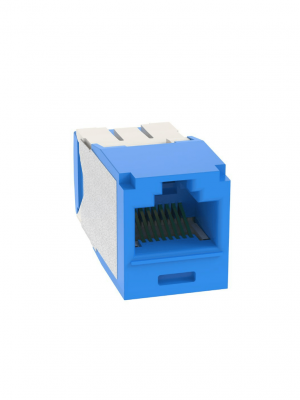 PANDUIT CJ6X88TGBU Jack modular TG Mini-Com™ / UTP RJ45 / Categoría 6A / Azul - Image 1