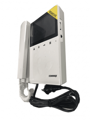 COMMAX CDV43K2 - Monitor para videoportero a color de 4.3 pulgadas con función de apertura de puerta, compatible con soluciones residenciales y departamentales, conexión a 4 hilos, frente de calle compatible modelo DRC40K - Image 2