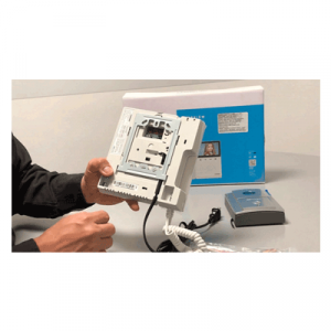 COMMAX CDV43K2P- Kit de videoportero incluye monitor CDV43K2 de 4.3 pulgadas con auricular para respuesta con audio y video desde frente de calle DRC40K, funcion de apertura de puerta, soporta segundo monitor y auricular DP4VHP - Image 5