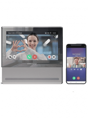 COMMAX CMV70MX - Monitor Touch para Videportero, Pantalla de 7" y Wifi App Hey Commax, Memoria SD, Soporta 2 Frentes de Calle y 2 Cámaras Análogas - Image 3