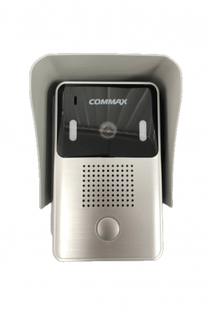 COMMAX DRC4YP - Frente de calle para videoportero, compatible con monitores Commax uso en interior y exterior/ Soporta 2 monitores/ Salida de relay para función de apertura de puerta incluye cubierta metalica - Image 4