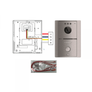 COMMAX CDV43K2P- Kit de videoportero incluye monitor CDV43K2 de 4.3 pulgadas con auricular para respuesta con audio y video desde frente de calle DRC40K, funcion de apertura de puerta, soporta segundo monitor y auricular DP4VHP - Image 3