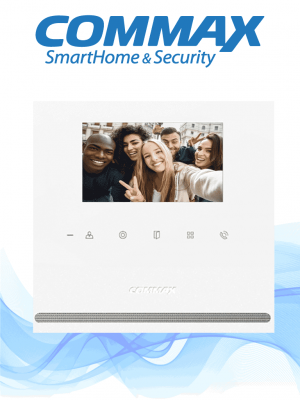 COMMAX CDV43Y - Monitor para video portero Commax de 4.3 pulgadas, Soporta 2 frentes de calle y auricular 29041/ Conexión a 4 hilos - Image 1