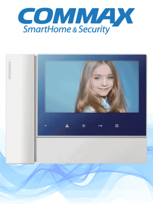 COMMAX CDV70N2 - Monitor  para videoportero de 7 pulgadas con auricular, soporta hasta 2 frentes de calle con función de apertura de puerto - Image 1