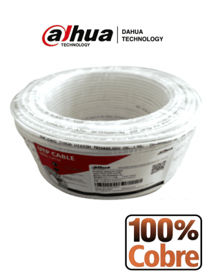 DAHUA PFM920I-5EUN-C-V2-100 - Bobina de 100 Mts de Cable UTP Cat5e/ 100% Cobre/ Color Blanco/ Ideal para Video y Redes/ - Image 1