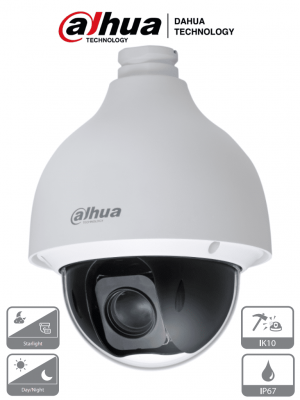 DAHUA SD50225-HC-LA - Camara PTZ Antivandálica de 2 Megapixeles/ 25x de Zoom Optico/ WDR Real de 120 dB/ Starlight/ IP66/ IK10/ BLC/ HLC/ 360 Grados continuos/ - Image 1