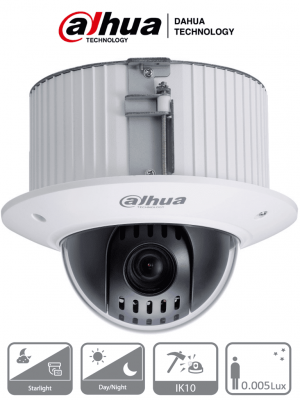 DAHUA DH-SD42C215-HC-LA - Cámara Domo PTZ de 2 Megapíxeles/ 1080p/ 15x de Zoom Óptico/ Montaje en Plafón o Techo Falso/ WDR Real de 120 dB/ Starlight/ Antivandalica IK10 - Image 1