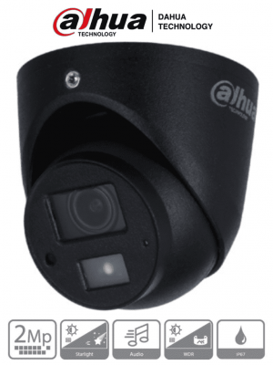 DAHUA HAC-HDW1231G-A - Cámara Mini Domo de 2 Megapixeles/ Super Adapt/ Diseño Compacto/ Lente de 2.8mm/ 102° de Apertura/ Microfono Integrado/ WDR Real de 130 dB/ IR de 20 Mts/ IP67/ - Image 1