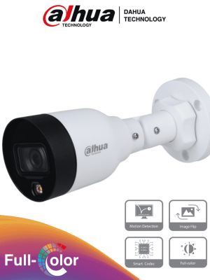 DAHUA IPC-HFW1239S1-LED-S4 - Cámara IP Bullet Full Color 2 Megapixeles/ Lente de 2.8mm/ Luz Blanca de 15 Mts/ H.265/ IP67/ PoE/ DWDR/ - Image 1
