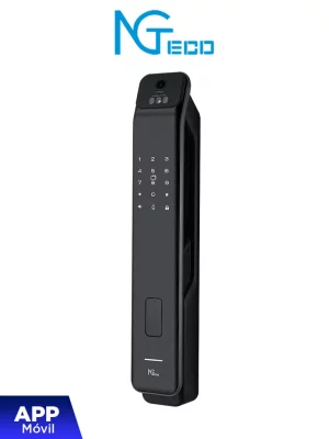 NGTECO SL01-Z350VPN -  Cerradura inteligente facial /  100 huellas / 50 rostros / 50 palmas / 100 tarjetas - Image 1