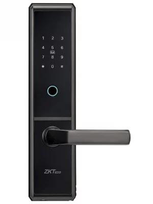 ZKTECO TL300B - Cerradura Inteligente con Bluetooth, Capacidad para 100 Huellas Dactilares, 100 Tarjetas y 100 Contraseñas, Compatible con Puertas Izquierdas y Derechas - Image 2