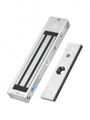 YLI YM180NLED Cerradura Magnética con indicador led para Control de Acceso / Fuerza de Sujeción 180 Kg o 350 LB / Compatible con Soporte MBK180NZL / Para puerta de madera, vidrio o metal - Image 5