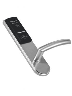 ZKTECO LH3000R - Cerradura Derecha para Hotel con Tecnología Mifare 13.56 MHz, Compatible con Puertas de 40 a 55 mm de Grosor, 2 Pestillos de Seguridad, Fabricada en Acero Inoxidable, Capacidad de Registro de 224 Eventos - Image 2