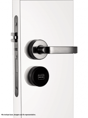 ZKTECO LH7500R- Cerradura derecha para hotel / MIFARE 13.56 Mhz / Aleación de Zinc - Image 1