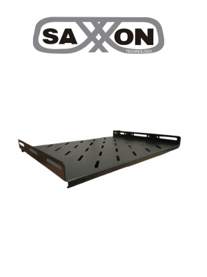 SAXXON SXCH19X1U600 - Charola ventilada para gabinete / Acero Laminado Color Negro / 1UR / Medida de 47cm de Ancho x 35cm de Profundidad - Image 1