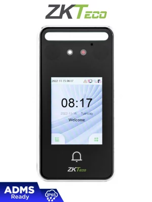 ZKTECO SpeedFaceV3LITE - Control de Acceso y Asistencia Visible Light con Autenticación Facial (500 Rostros), Tarjeta ID 125 KHz (3000), Registro de 200,000 Eventos, IP65 y Conectividad TCP/IP - Image 1