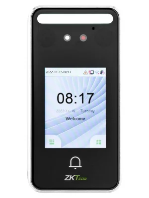 ZKTECO SpeedFaceV3LITE - Control de Acceso y Asistencia Visible Light con Autenticación Facial (500 Rostros), Tarjeta ID 125 KHz (3000), Registro de 200,000 Eventos, IP65 y Conectividad TCP/IP - Image 2