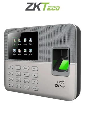 ZKTECO LX50 - Control de Asistencia con Huella Digital BioID (500), Contraseñas (500), Registro de 50,000 Eventos y SSR (Reporte en Hoja de Cálculo Mediante USB) - Image 1