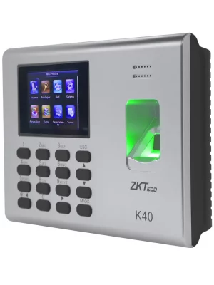 ZKTECO K40 - Control de Asistencia y Acceso Básico con Huella Digital BioID (1000), Conexión TCP/IP, SSR (Reporte en Hoja de Cálculo Mediante USB) y Batería de Respaldo de 2 Horas - Image 3