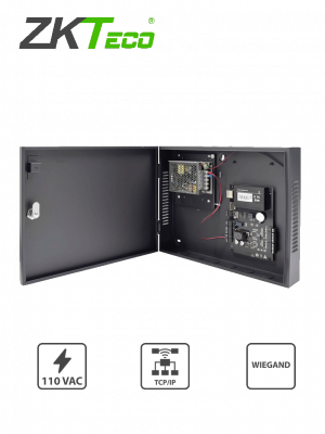 ZKTECO C3100PackageB - Control de Acceso Profesional para 1 Puerta / Gabinete y Fuente / Sin Biometría / Fácil Administración con Software ZKAccess 3.5 - Image 1