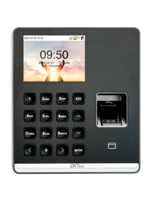 ZKTECO M1 - Control de Asistencia con Huella Digital BioID+ (500), Tarjeta de Proximidad 125 kHz (500), Contraseña (500), 100,000 Eventos y Conexión Wi-Fi (Compatible con BioTime Cloud) - Image 2
