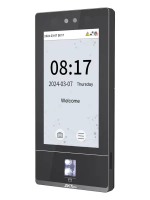 ZKTECO SenseFace 7A - Control de acceso y asistencia facial para 10, 000 rostros / 50,000 tarjetas de proximidad de 125kHz / 10,000 huellas / Compatible con ZKBio Zlink - Image 2