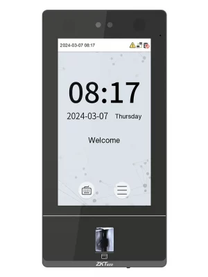 ZKTECO SenseFace 7A - Control de acceso y asistencia facial para 10, 000 rostros / 50,000 tarjetas de proximidad de 125kHz / 10,000 huellas / Compatible con ZKBio Zlink - Image 3