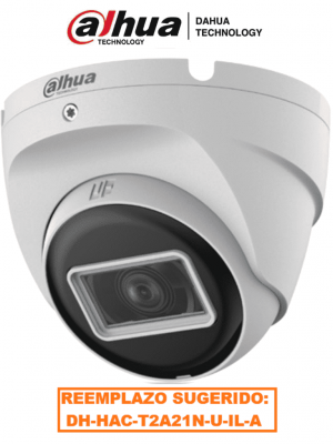DAHUA HAC-T2A21N-U-28 - Camara Domo de 2 Megapixeles/ 1080p/ Lente 2.8 mm/ 100 Grados de Apertura/ IR de 30 Metros/ Metalica/ IP67 /  Soporta: CVI/TVI/AHD/CVBS/ - Image 1