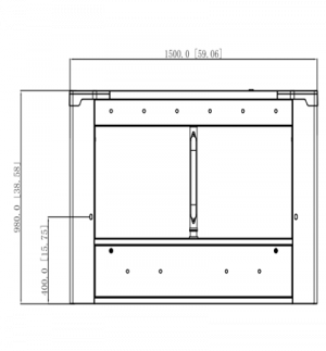 DAHUA DHI-ASGB611K-R - Swing Barrier (Barrera Medio Cuerpo) Derecha/ Servo Motor/ 12 Pares IR/ 20-60 Personas por Minuto/Apertura ajustabel 0.5s-1.6s/ Carril de 600mm/Exterior Protegido-Interior/ Compatible con DHI-ASGB610K-L y DHI-ASGB621K-D - Image 3