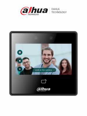 DAHUA DHI-ASI3213A-W - Control de Acceso con Reconocimiento Facial/ Pantalla de 4.3 Pulgadas/ Soporta 3000 Rostros, Usuarios y Passwords/ 5,000 Tarjetas Mifare (IC Card)/ 50 Administradores/ 300,000 Registros/ 99.99% de Presición/ FACT - Image 1