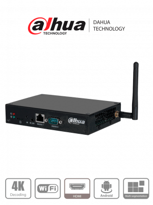 DAHUA DHI-DS04-AI400 - Caja Multimedia para Publicidad/Señalización Digital/ Android/ Compatible con Software MPS para Administración/ Ethernet/solución ideal para integrarse con monitores, videowalls en entornos comerciales, retail, hoteles y más - Image 1