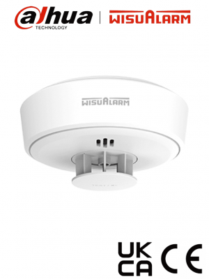 DAHUA WISUALARM HY-HT10A -Detector de Calor Autónomo, Monitoreo Constante de Temperatura, Detección Rápida de Incendios de Clase A1(54°C to 65°C)Sonido de Alarma de 85dB, Certificaciones CE,Batería No Remplazable d hasta 10años - Image 1