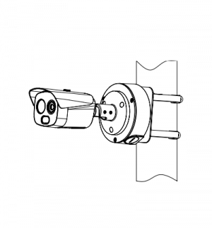 DAHUA DHI-TPC-BF1241-B7F8-DW-S2 Mini cámara tipo bala IP térmica de 4MP con IA: detección de calor, clasificación de personas/vehículos, detección de humo y llamas. Fusión de imagen dual, PoE, IP67, rango de medición de –20°C a +550°C - Image 3