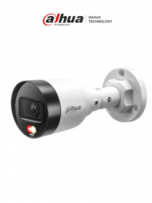 DAHUA DH-IPC-HFW1239S1-A-IL- Cámara IP Bullet con Iluminador Dual de 2 Megapixeles/ Lente de 2.8mm/ 103 Grados de Apertura/ Micrófono Integrado/ H.265+/ 15 Metros de Luz Visible/ IP67/ PoE/ DWDR/ - Image 1