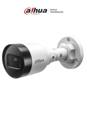 DAHUA DH-IPC-HFW1431S1-A-S6 - Cámara IP Bullet de 4 Megapíxeles lente de 2.8 mm con ángulo de visión de 104 grados, IR de 30 m, compresión H.265+, micrófono integrado, PoE, WDR real y clasificación IP67, ideal para monitoreo exterior. - Image 1