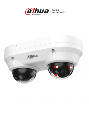 DAHUA DH-IPC-HDBW2449FP-AS-E2-IL - Cámara Domo Dual IP de 4MP, iluminador dual inteligente/ Lente 2.8mm/ Protección Perimetral/ SMD Plus/ WizSense/ micrófono integrado/ IP67/IK10 / - Image 1