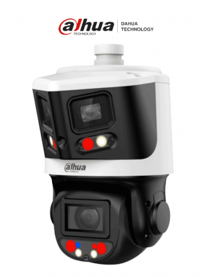 DAHUA DH-SDT3E410-8P-MB-A-PV1 - Cámara PTZ IP X-Spans 8MP+4MP, TiOC: 10X Zoom, IR hasta 70m, Autotracking, Protección perimetral,Multivisión, Disuasión activa, Luz dual inteligente, SMD 4.0/ IP66. - Image 1