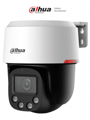 DAHUA DH-SD2C400NA-B-PV-0400-S2-PRO Cámara IP PT de 4Megapixeles/ WizColor/ SMD3.0/ Lente 4mm/ Protección perimetral/ audio bidireccional/ Disuasión activa/ ranura MicroSD/ IP66 y PoE - Image 1