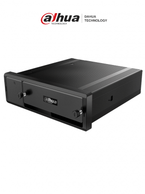 DAHUA DHI-MXVR4104-GFWI - DVR móvil de 4 canales HDCVI 1080p + 4 canales IP, H.265, GPS, 4G, P2P, WiFi, soporta 1 HDD de 2.5" y 1 tarjeta SD, compatible con HDCVI, AHD, TVI, CVBS, IP. - Image 1