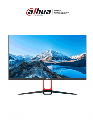 Dahua DHI-LM28-F400 Monitor UHD de 28" ofrece resolución 4K (3840x2160), bisel ultradelgado, ángulo de visión de 178°, altavoces integrados, y conectividad versátil con entradas HDMI y USB, ideal para multimedia. - Image 1