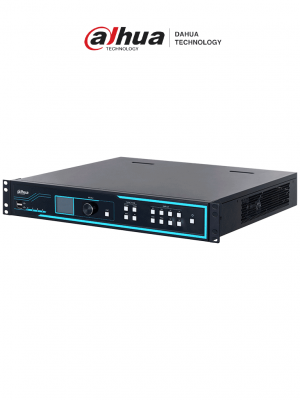 DAHUA DHI-NVD1205DU-4I-8K  Decodificador de vídeo IP Ultra HD (8k)/ 12 salidas HDMI/H265+/ H265/ H264/ MJPEG/ HDMI /DVI-I/ Soporta 1/4/6/8/9/16/25/36 y división libre/ RS232, RS485/  Control de pantallas de empalme para zoom/fusión/desplazamiento - Image 1