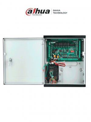 DAHUA ASC1208C-S - Control de acceso TCP/IP para 8 puertas y 8 lectoras vía Wiegand o RS485, con capacidad para 100,000 tarjetas y 150,000 eventos. Soporta biométricos y batería de respaldo. - Image 1