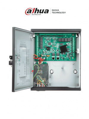 DAHUA ASC2204C-H - Control de acceso TCP/IP, avanzado que gestiona 4 puertas con 4 lectoras vía Wiegand o RS485, soporta hasta 200,000 tarjetas, 150,000 eventos y es compatible con biométricos - Image 1