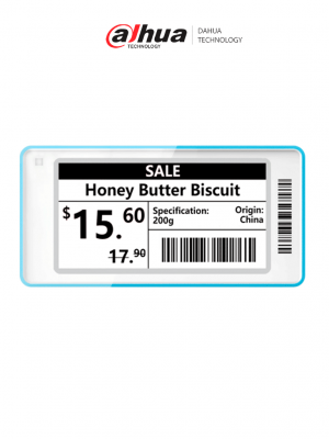 DAHUA DHI-ESL-E026C-NF -  Etiqueta Electrónica ESL de 2.6" / Recomendada para aplicaciones de bajas temperaturas -25 a 25°C / Bluetooth 5.1 / Indicador LED / Blanco y negro / Baterías reemplazables / Tinta electrónica de 104 x 212 / Cobertura: 25-30m - Image 1