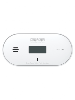 DAHUA WISUALARM DHI-HY-GC30A - Detector de monóxido de carbono (CO) autónomo, Mide temperatura y humedad, Batería de 10 años, Pantalla informativa y luces indicadoras, Alarma de 85 dB, Certificaciones TÜV, CE y UKCA, - Image 2